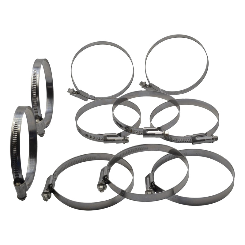10 Piece Norma 304 Stainless Steel 80-100mm Worm Drive Hose Clamp