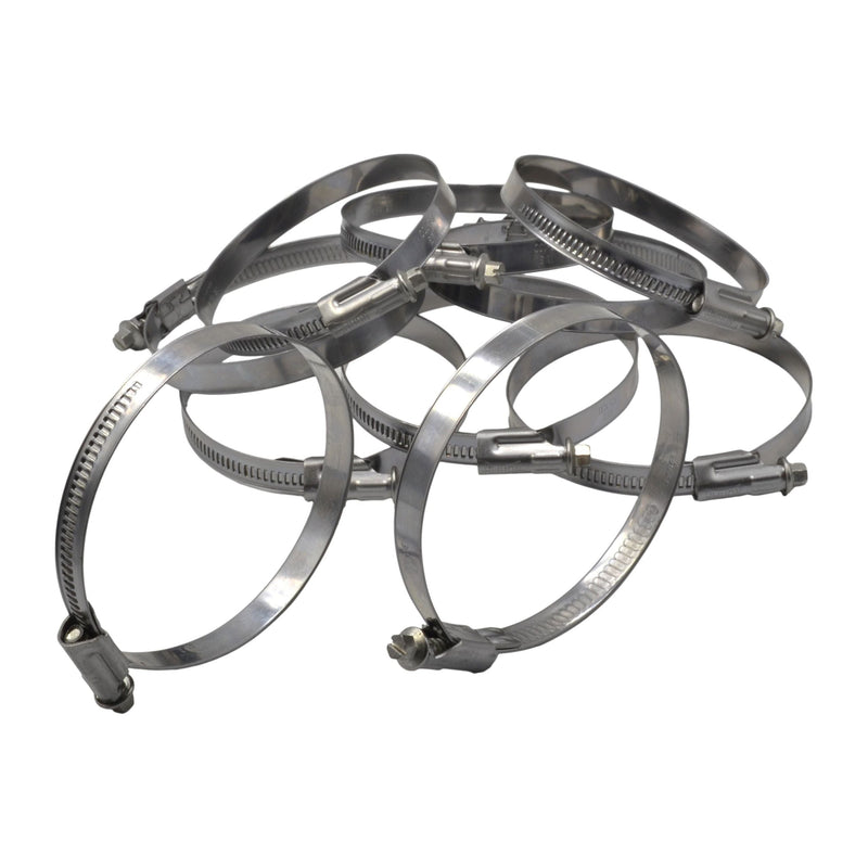 10 Piece Norma 304 Stainless Steel 80-100mm Worm Drive Hose Clamp