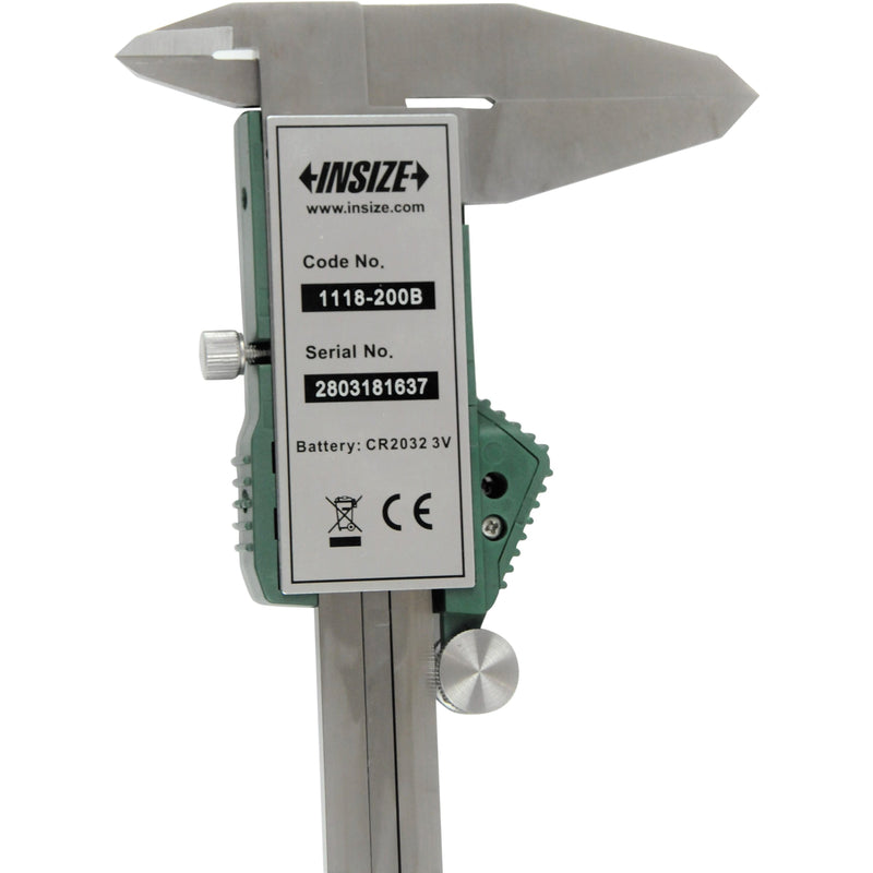 WATERPROOF DIGITAL CALIPER | 0 - 200mm x 0.01mm | INSIZE 1118-200B