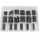 50pc Imperial & 58 PC Metric Quick Connect Grab Kit Assortment