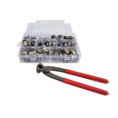 211pc 304 Stainless Steel Hose Clamp Grab Kit with Tool