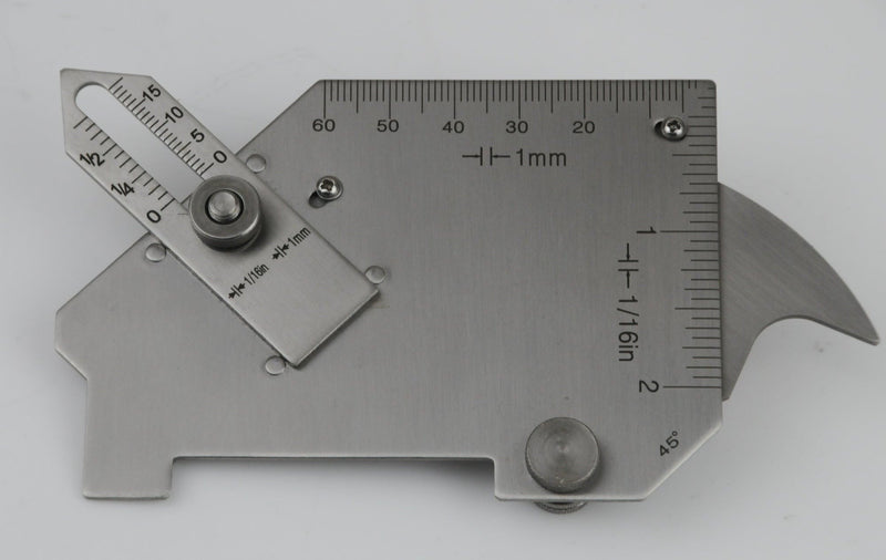 WELDING GAUGE | 0 - 25mm/1" x 0.5mm | INSIZE 4835-1