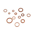red copper washer kit 280pcs solid sump plug 12 sizes set fastners fuel water