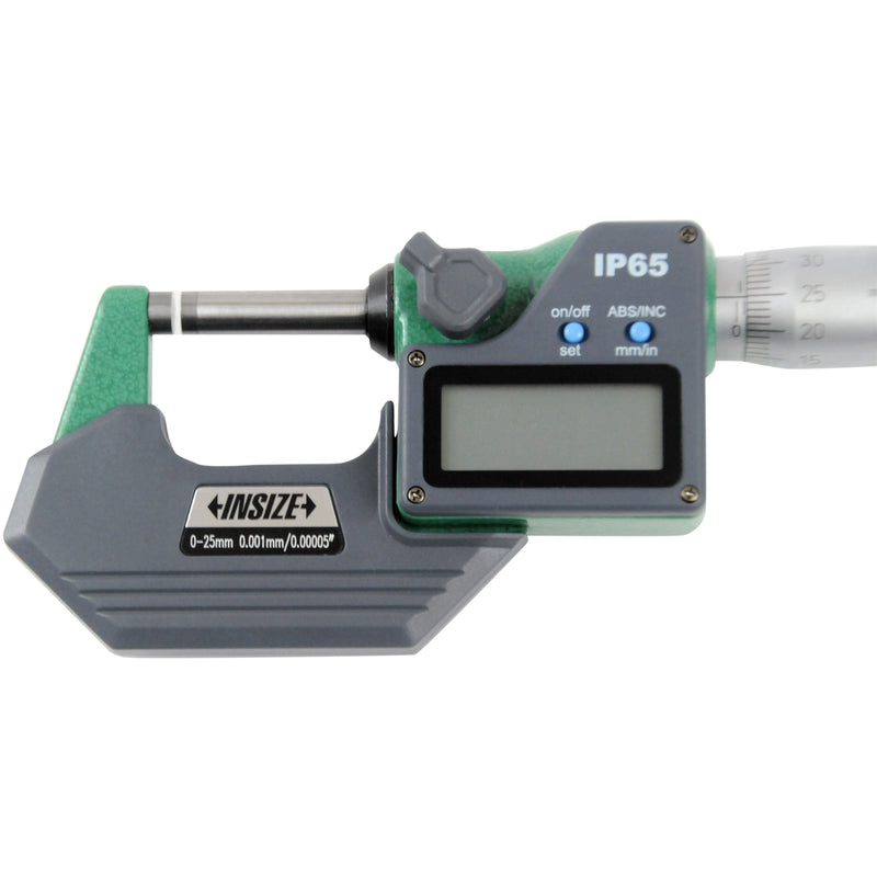 DIGITAL OUTSIDE MICROMETER - INSIZE 3101-25A 0-25mm / 0-1"