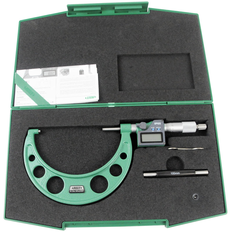 DIGITAL OUTSIDE MICROMETER - Insize 3101-125A 100-125mm / 4-5"