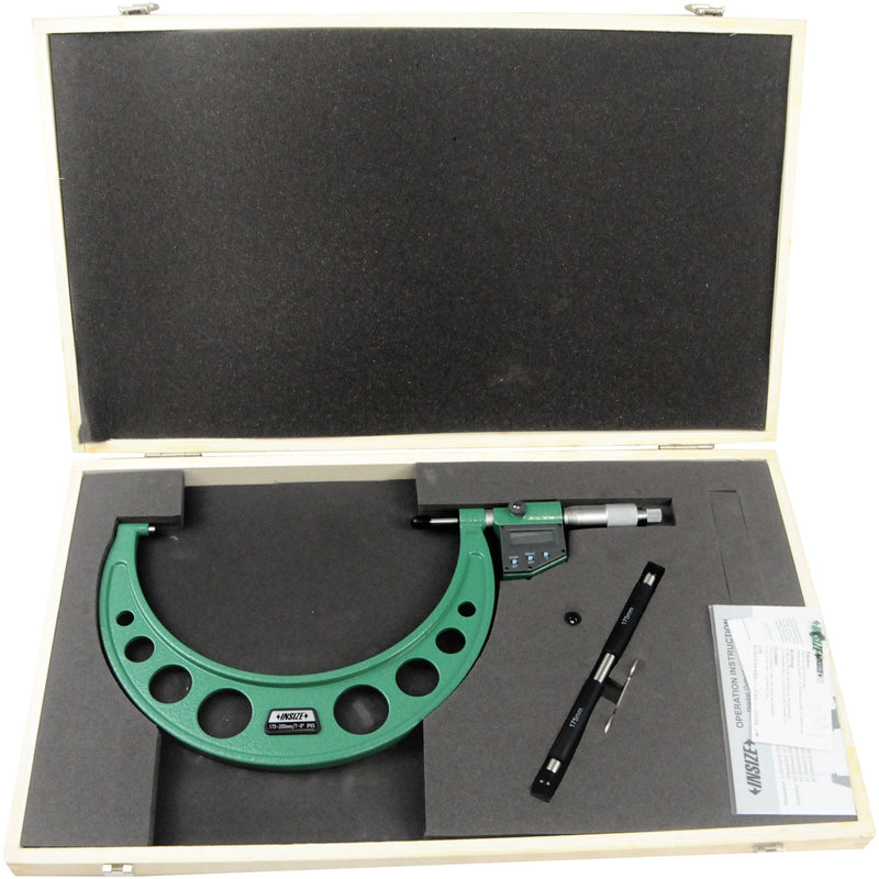 DIGITAL OUTSIDE MICROMETER - INSIZE 3101-200A 175-200mm / 7-8"