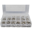 682 Piece 304 Stainless Steel Pan Head Screw Grab Kit Assortment