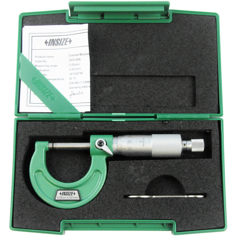 OUTSIDE MICROMETER - Insize 3210-25A 0-25mm