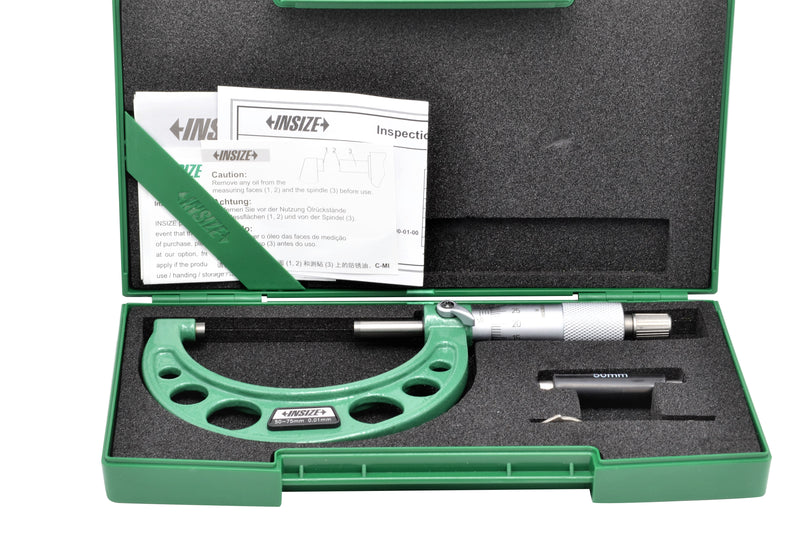 OUTSIDE MICROMETER - Insize 3203-75A 50-75mm