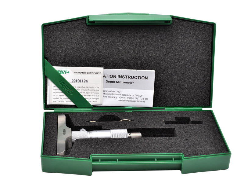 DEPTH MICROMETER - INSIZE 3240-25 0-25mm