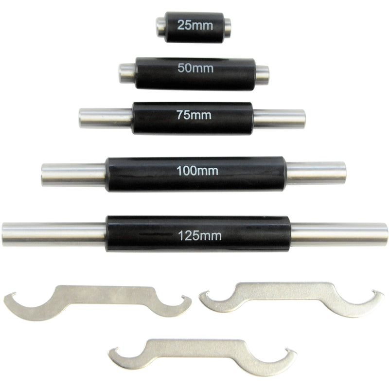 OUTSIDE MICROMETER SET | 0 - 150mm x 0.01mm | INSIZE 3203-1506A