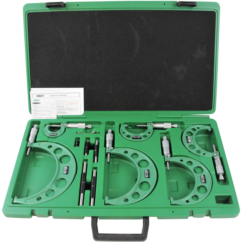 OUTSIDE MICROMETER SET - Insize 3203-66A 0-6"