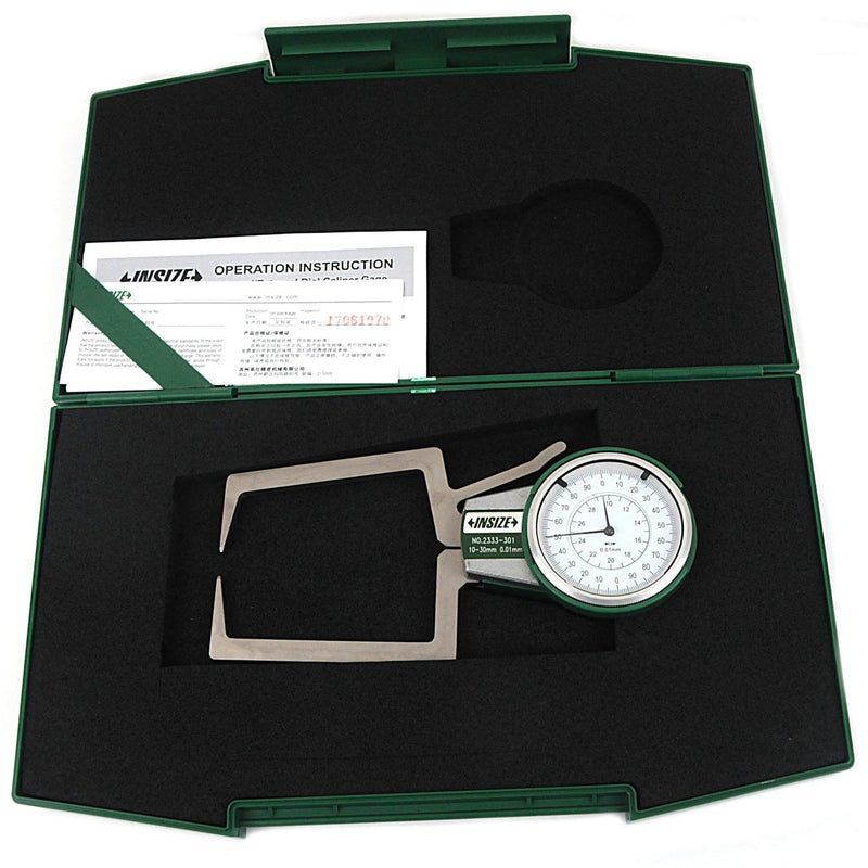 EXTERNAL DIAL CALIPER GAUGE | 10 - 30mm x 0.1mm | INSIZE 2333-301