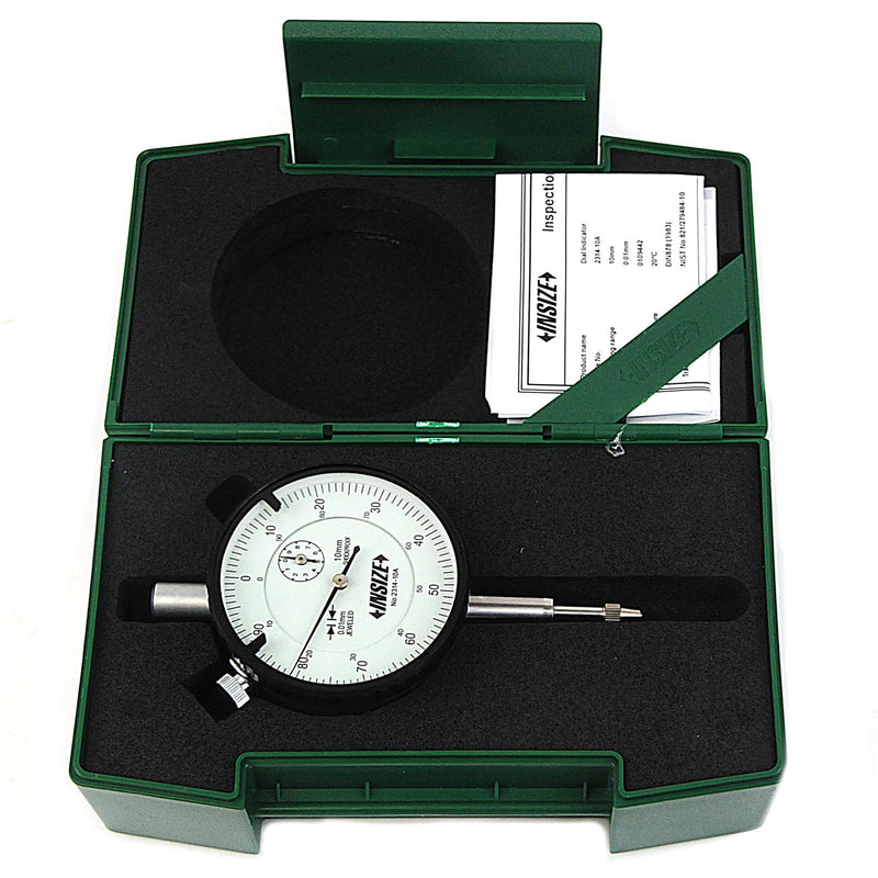 SHOCKPROOF DIAL INDICATOR | 10mm x 0.01m | INSIZE 2314-10A