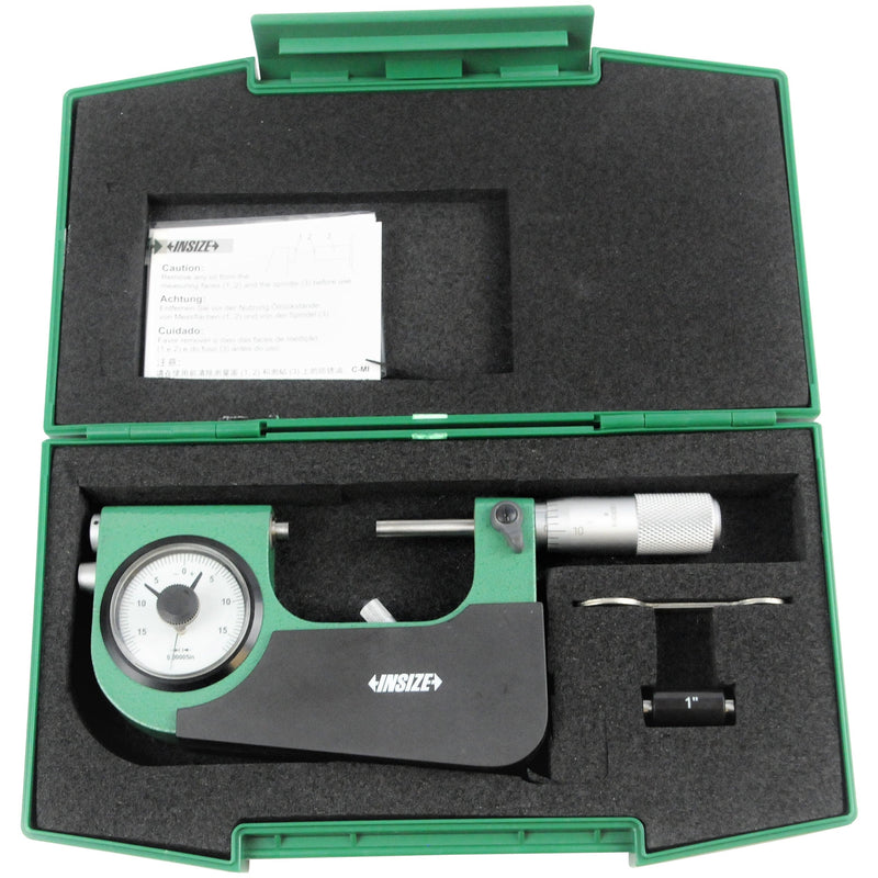 INDICATING MICROMETER - INSIZE 3332-2 1-2"