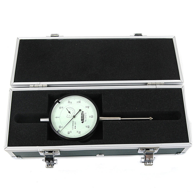 LARGE FACE DIAL INDICATOR | 0 - 1.5" x 0.001" | INSIZE 2312-15