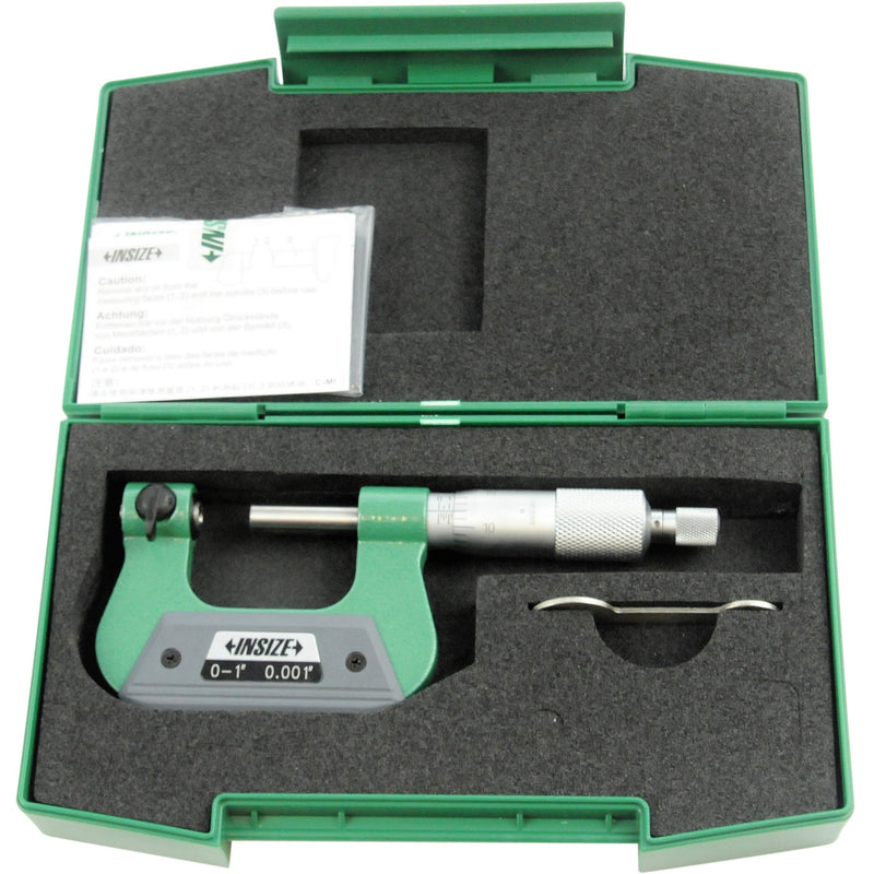 SCREW THREAD MICROMETER - INSIZE 3281-1 0-1"