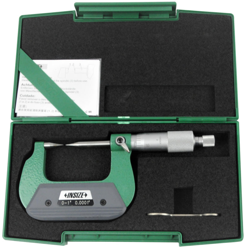 POINT MICROMETER - INSIZE 3230-1 0-1"