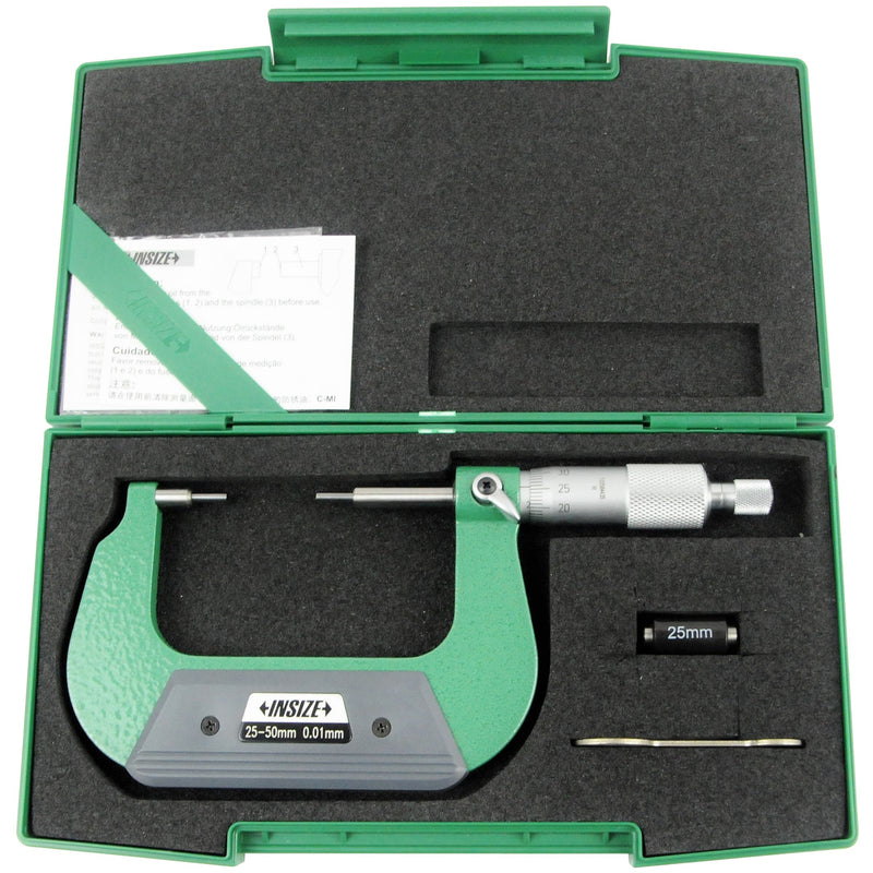 SPLINE MICROMETER - INSIZE 3233-50BA 25-50mm