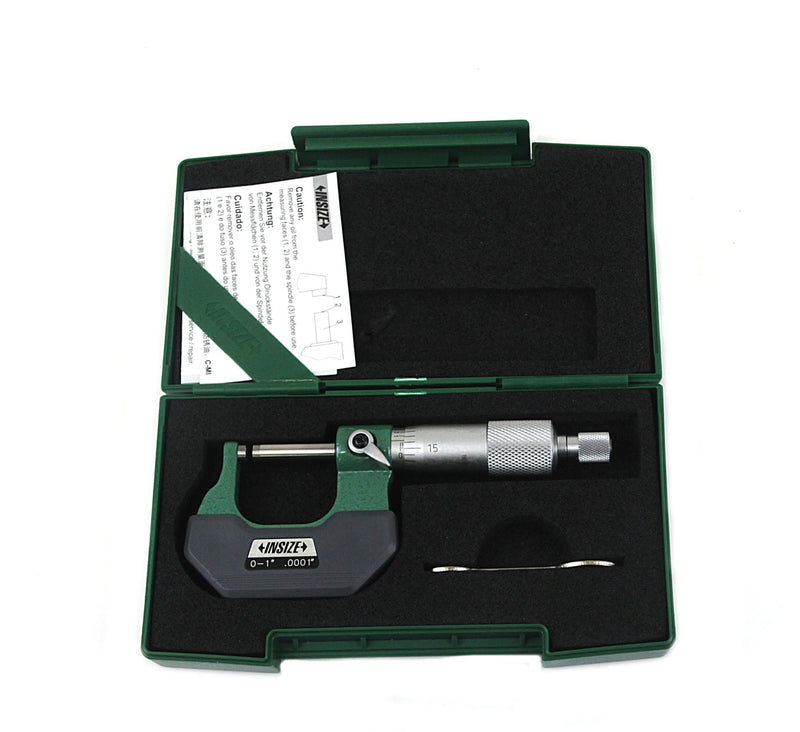 SPHERICAL ANVIL TUBE MICROMETER - INSIZE 3260-1 0-1"