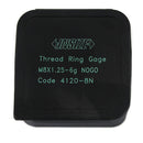 INSIZE NOGO THREAD RING GAUGE M8X1.25 - 4120-8N