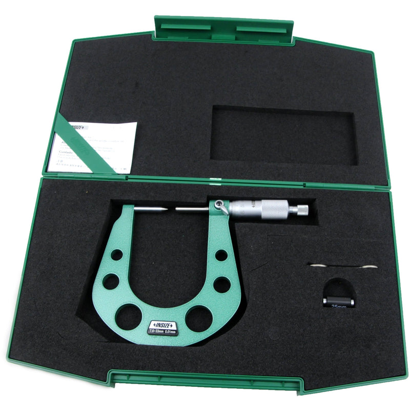 DISC BRAKE MICROMETER - INSIZE 3288-33A 7.6-33mm