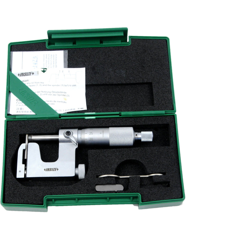 INTERCHANGEABLE ANVIL MICROMETER - INSIZE 3262-25A 0-25mm