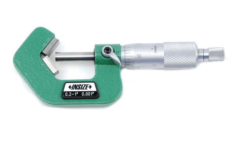 V SHAPE MICROMETER - INSIZE 3290-105 0.2-1"