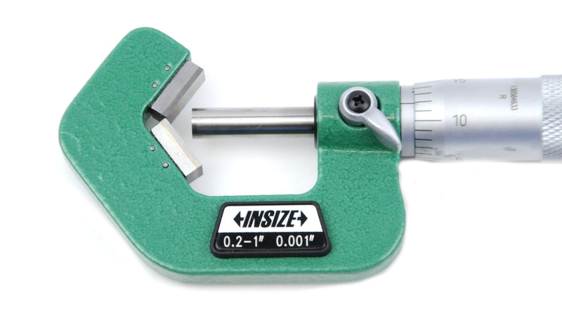 V SHAPE MICROMETER - INSIZE 3290-105 0.2-1"