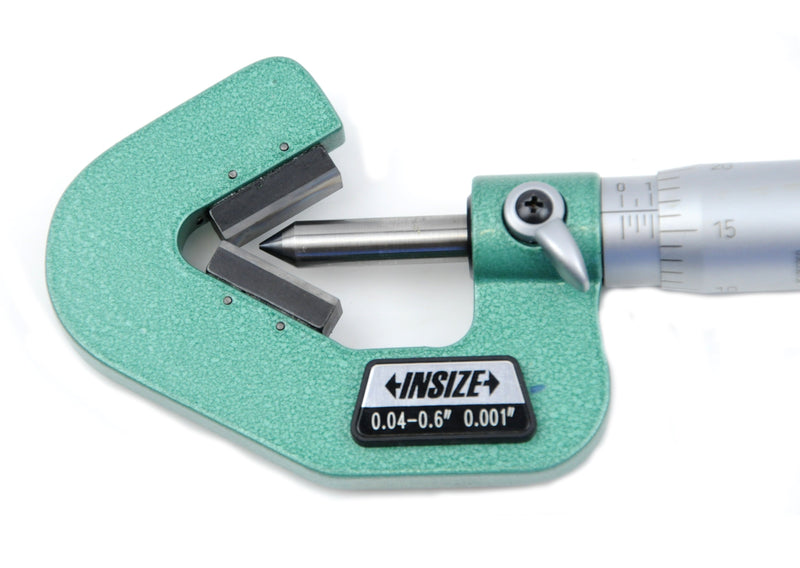 V SHAPE ANVIL MICROMETER - INSIZE 3290-063 0.04-0.6"