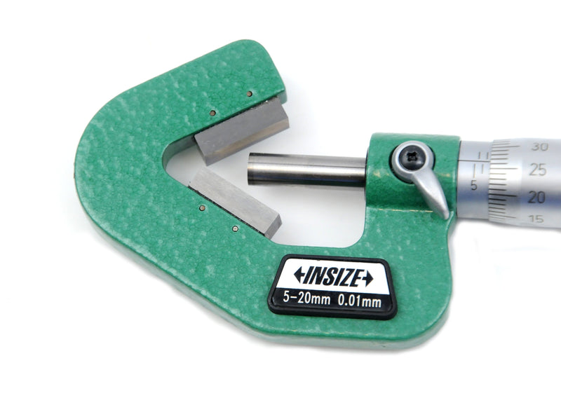 V SHAPE ANVIL MICROMETER - INSIZE 3290-203A 5-20mm