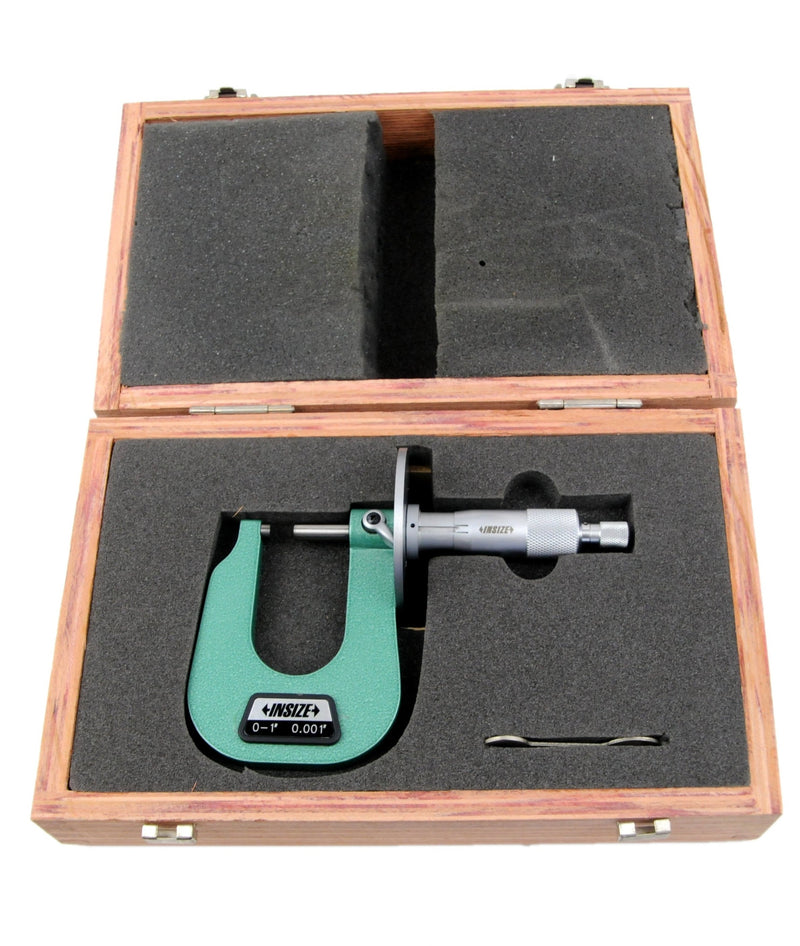 SHEET METAL MICROMETER - INSIZE 3263-1 0-1"