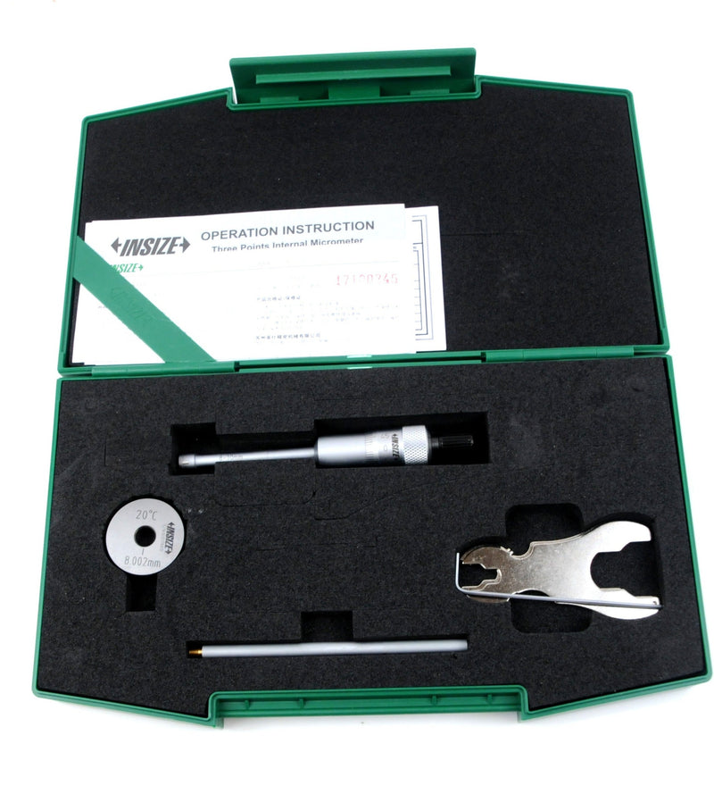 THREE POINT INTERNAL MICROMETER - Insize 3227-10 8-10mm