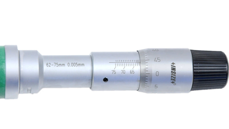 THREE POINT INTERNAL MICROMETER | 62 - 75mm | INSIZE 3227-75