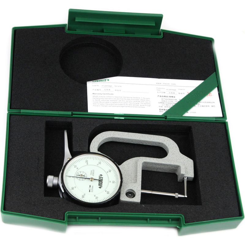 THICKNESS GAUGE | 0 - 10mm x 0.01mm | Tube Type | INSIZE 2367-10A