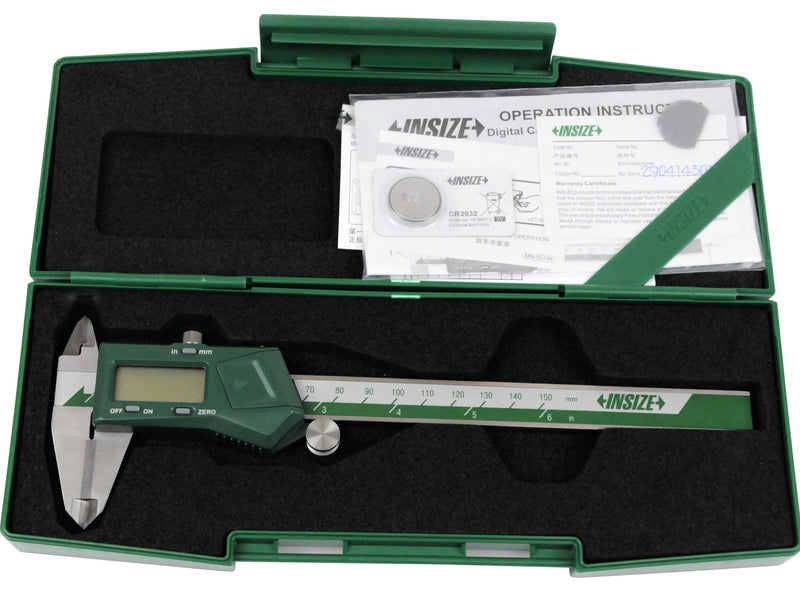 DIGITAL CALIPER TCT - INSIZE 1110-150A 0-150mm / 0-6"