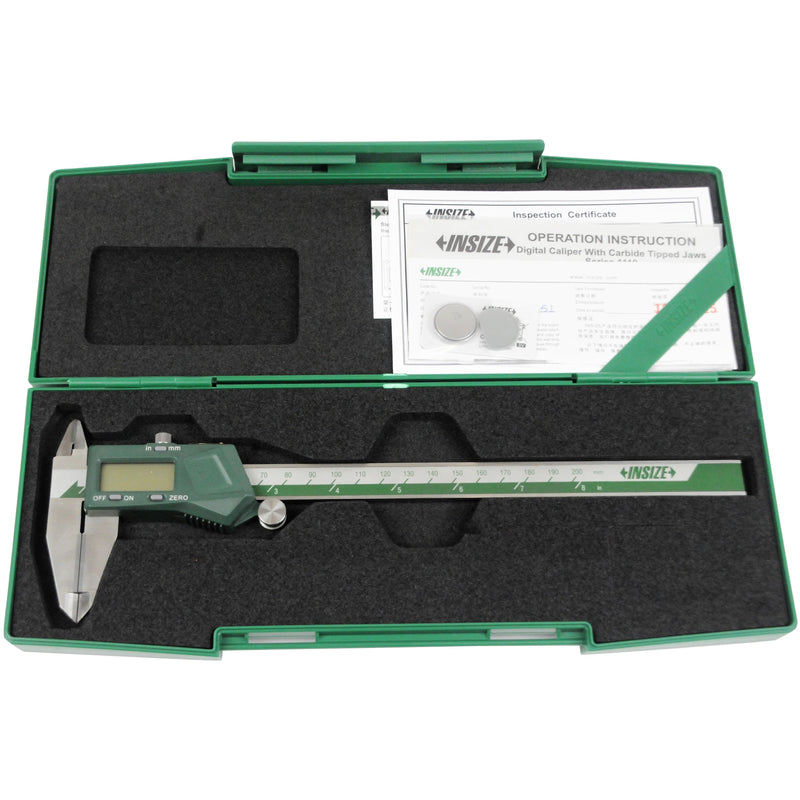 DIGITAL CALIPER TCT - INSIZE 1110-200A 0-200mm / 0-8"