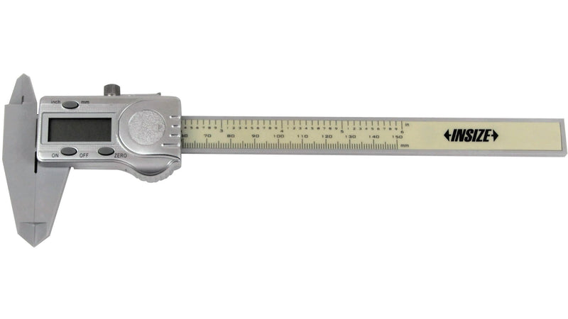 PLASTIC DIGITAL CALIPER - INSIZE 1139-150 0-150mm / 0-6"