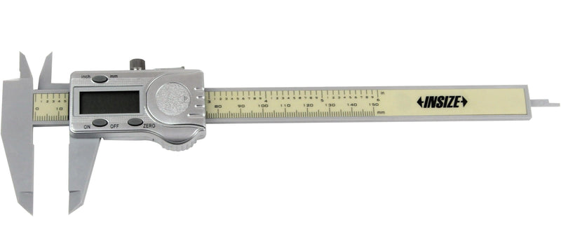 PLASTIC DIGITAL CALIPER - INSIZE 1139-150 0-150mm / 0-6"