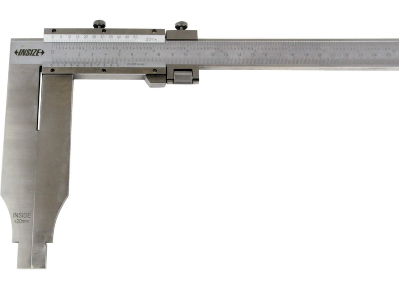 LONG JAW VERNIER CALIPER - INSIZE 1215-522 0-500mm / 0-20"