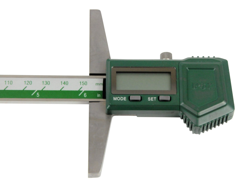 WATERPROOF DIGITAL DEPTH GAUGE - INSIZE 1149-150 0-150mm / 0-6"