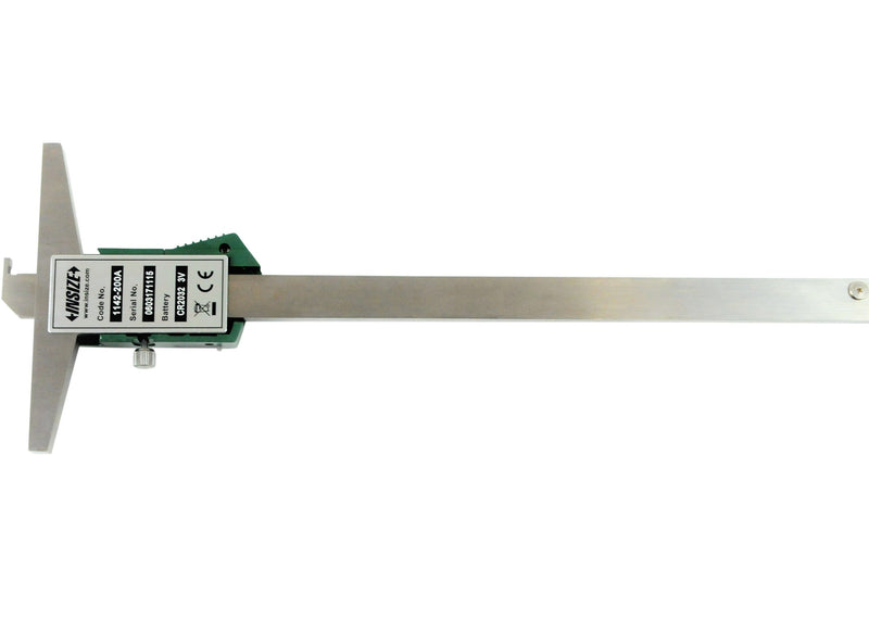 DIGITAL HOOK DEPTH GAUGE - INSIZE 1142-200A 0-200mm / 0-8"