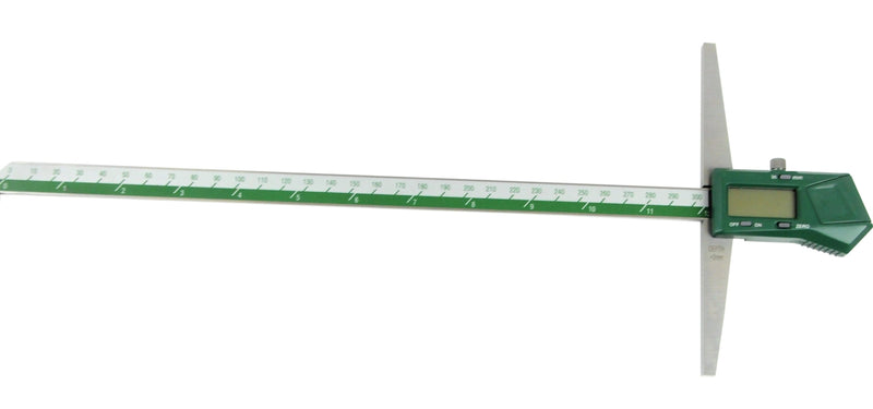 DIGITAL HOOK DEPTH GAUGE - INSIZE 1142-300A 0-300mm / 0-12"