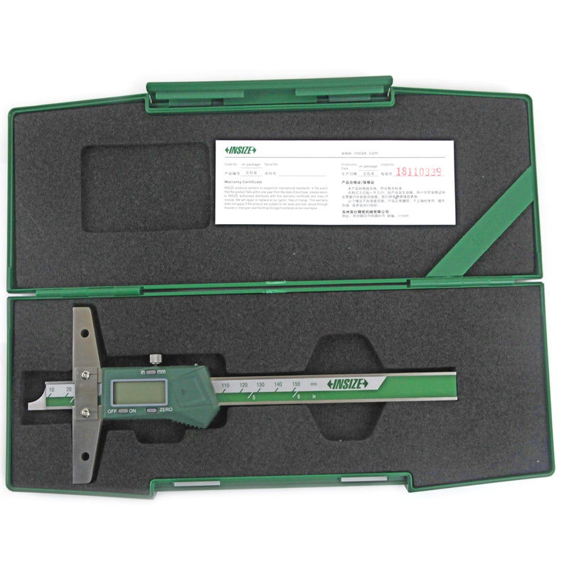 DIGITAL DEPTH GAUGE - INSIZE 1147-150 0-150mm / 0-6"