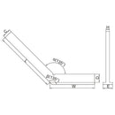 135 DEGREE SQUARE - INSIZE 4754-3100 100X70mm