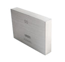 A detailed image of the Insize 50mm 4101-A50 gauge block, ideal for tool calibration and precision measurement.