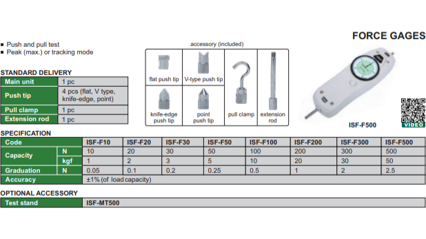 FORCE GAUGE - ISF-F100