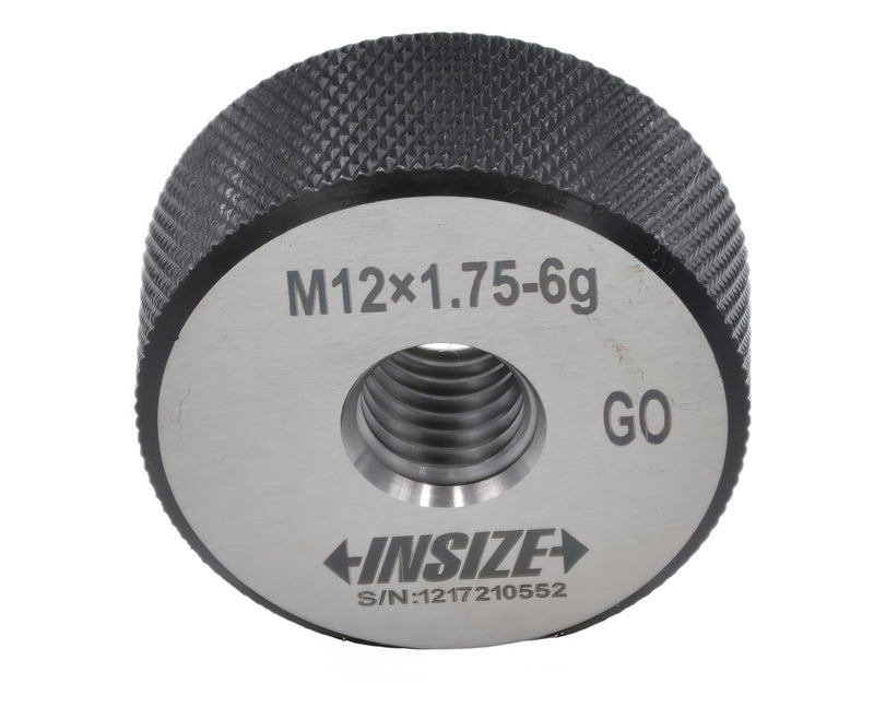 INSIZE GO THREAD RING GAUGE M12X1.71 - 4120-12