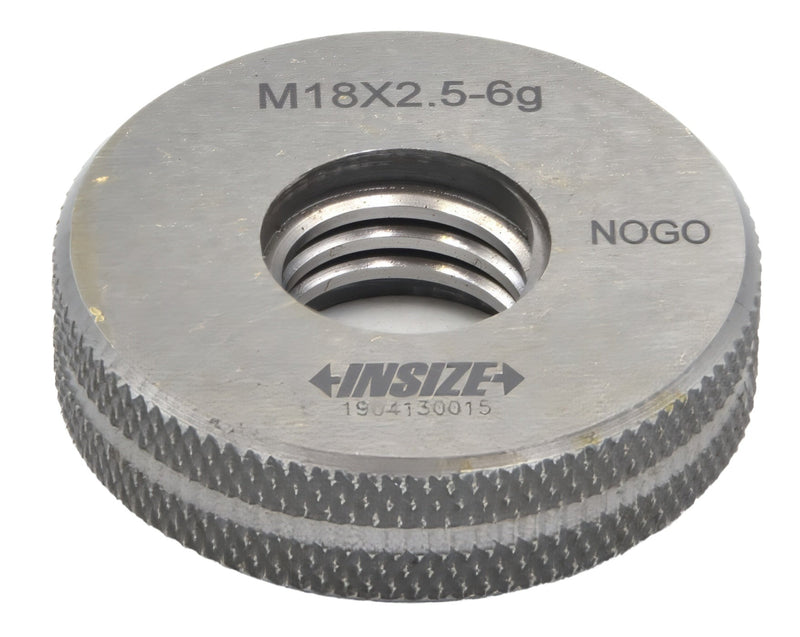 INSIZE NOGO THREAD RING GAUGE M18X2.5 - 4120-18N