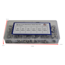190 piece 316 Stainless Steel Metric UNC Hex Nut Grab Kit Assortment